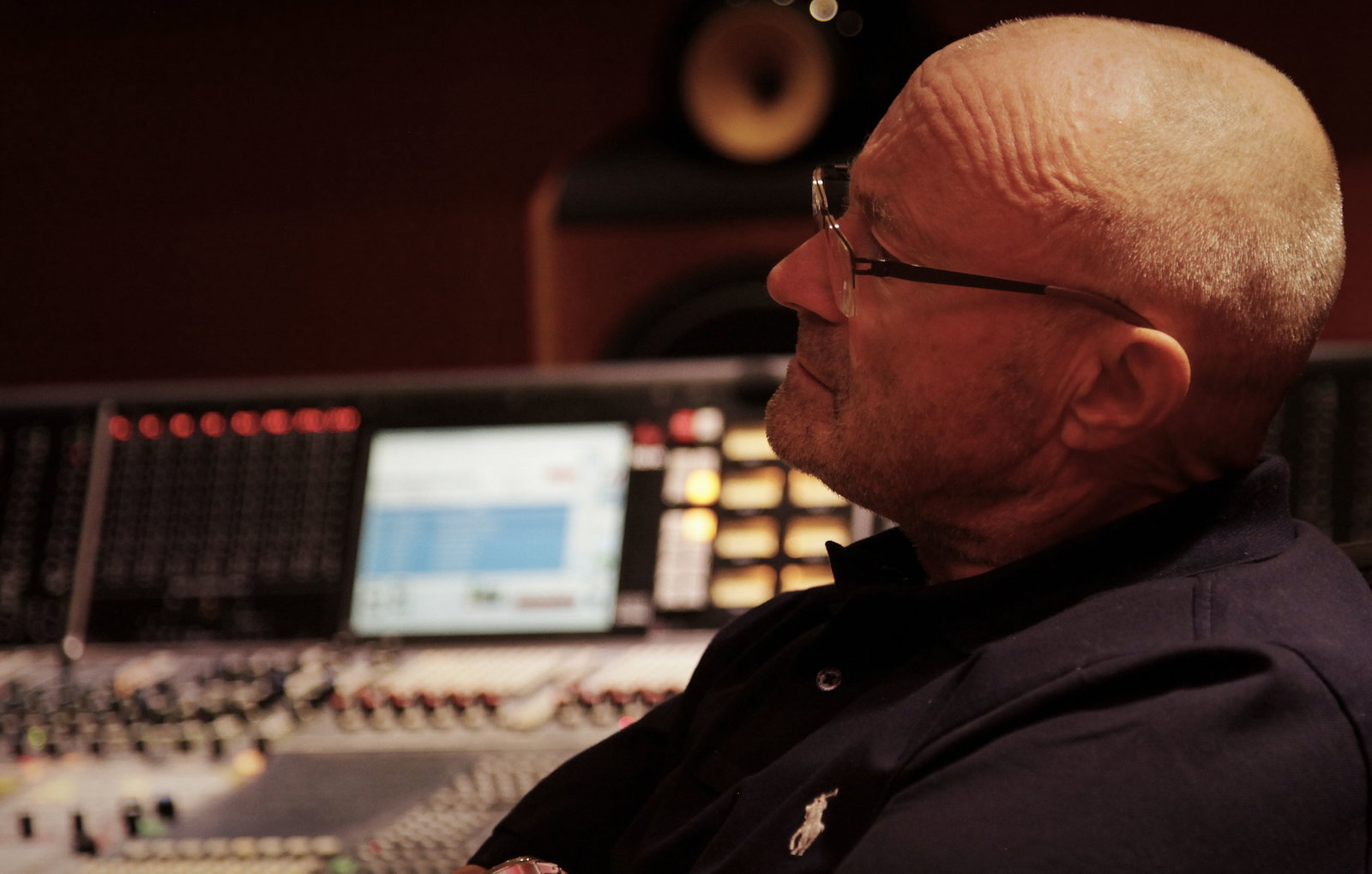 Phil Collins im Studio